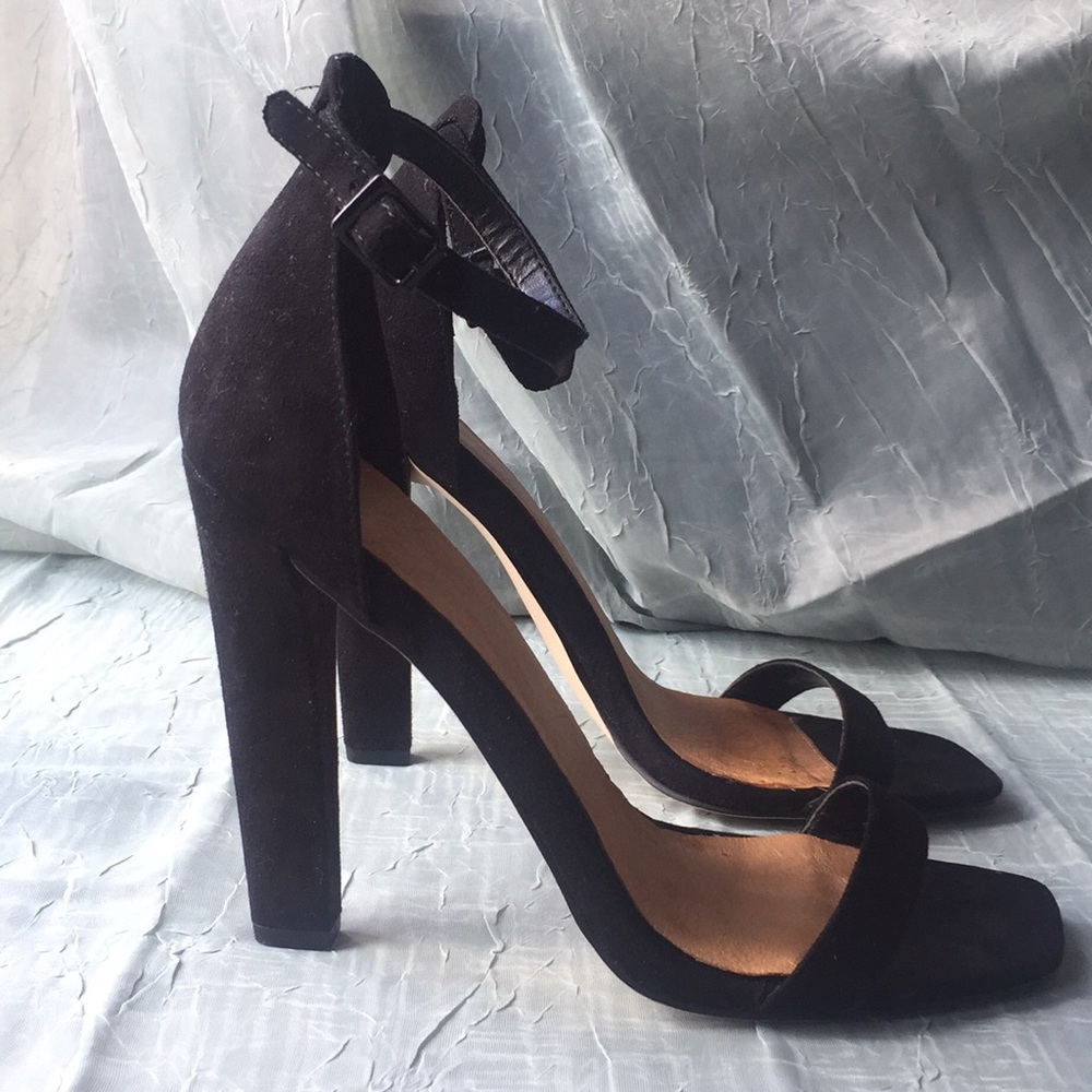 ASOS Strappy Suede Heels